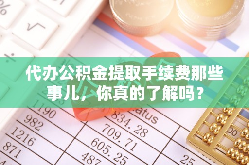 柳城代办公积金提取手续费那些事儿，你真的了解吗？