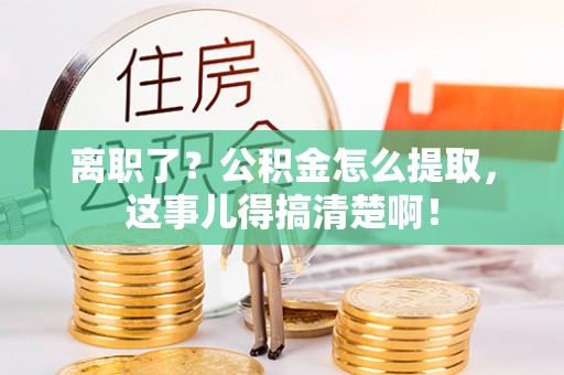 柳城离职了？公积金怎么提取，这事儿得搞清楚啊！